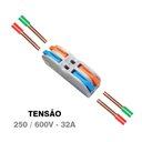 Ver imagem 7 de Conectores Eléctrico Borne Emenda 2 Fios Duplo Pct 2-2