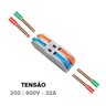 Conectores Eléctrico Borne Emenda 2 Fios Duplo Pct 2-2 - 7