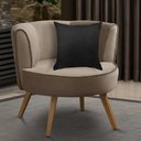 Ver imagem 2 de Capa para Almofada em Veludo Liso Quadrada Preto