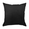 Capa para Almofada em Veludo Liso Quadrada Preto - 1