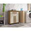 Ver imagem 5 de Armário Multiuso Marion 2 Portas 1 Prateleira 75cm Cinamomo Off White RV Móveis