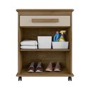 Ver imagem 2 de Armário Multiuso Marion 2 Portas 1 Prateleira 75cm Cinamomo Off White RV Móveis