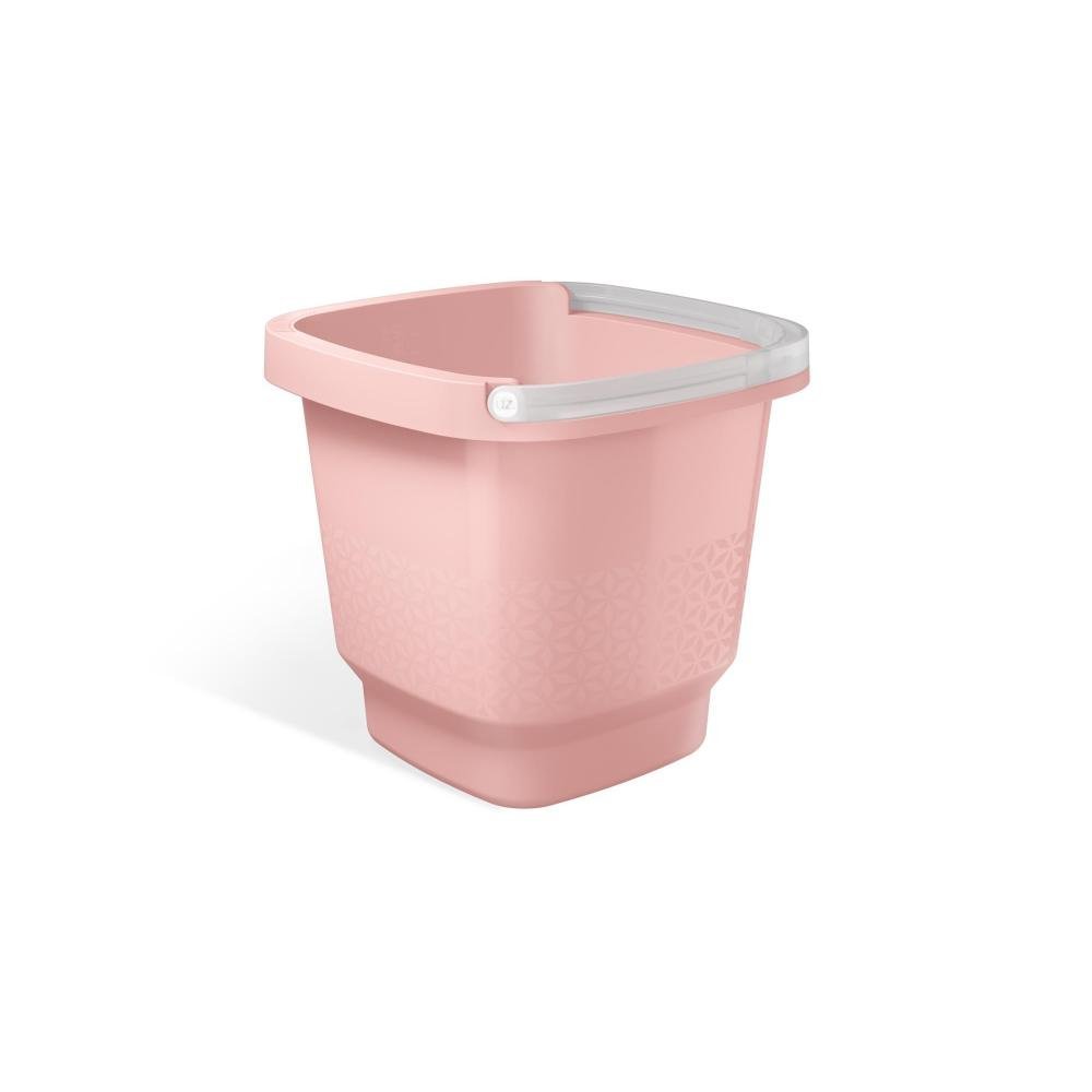 Balde 8,5 Litros de Plastico - Rosa - 2