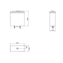 Ver imagem 2 de Caixa Acoplada Quadra Polo Unic Piano Duo Creme Cd.21f.37 Deca