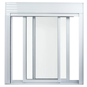 Ver imagem 2 de Janela com Persiana Integrada Alumínio 1,20 (a) X 1,20 (l) Branco 2 Folhas Móveis Acionamento Manual