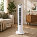 Ver imagem 2 de Circulador de Ar Torre 220V 40W com 3 Velocidades Silencioso Branco