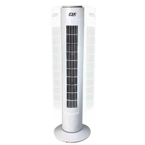 Circulador de Ar Torre 220V 40W com 3 Velocidades Silencioso Branco