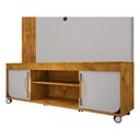 Ver imagem 3 de Home Estante Rack Maragogi para Tv até 65 Polegadas Naturale/off White