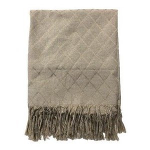Xale para Poltrona Manta para Sofá 1,60x1,40m Catedral Branco Navaro