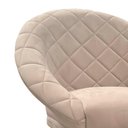 Ver imagem 4 de Kit 4 Cadeiras Sala de Estar Liz Veludo Bege