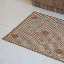 Ver imagem 2 de Tapete Passadeira Sisal Lancer 80x66cm Antiderrapante: Tapete Passadeira - Terracota PS36