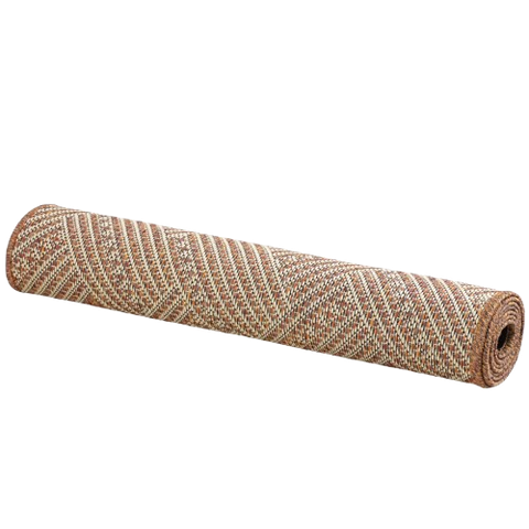 Tapete Passadeira Sisal Lancer 80x66cm Antiderrapante: Tapete Passadeira - Terracota PS36