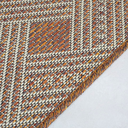 Ver imagem 3 de Tapete Passadeira Sisal Lancer 80x66cm Antiderrapante: Tapete Passadeira - Terracota PS36