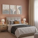 Ver imagem 3 de Kit 3 Quadros Casal Linhas Curvas Moldura:branca