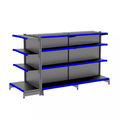Gondola Centro 137 Fit Ate 2 Metros 1 Ponta Preto 20b Pe Azul