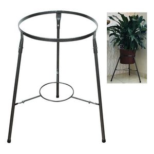 Suporte Tripé Ferro para Vasos de Planta Chão 27,5x42cm Alto