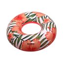 Ver imagem 1 de Boia Inflável Circular Tropical Piscina 1,19m Vinil:vermelho