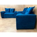 Ver imagem 3 de Sofá 2 e 3 Lugares Azul 910 Porto