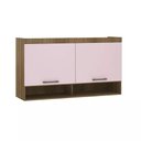 Ver imagem 1 de Guarda-roupa Modulado 145cm Aéreo 2 Portas Basculantes Paris Luciane