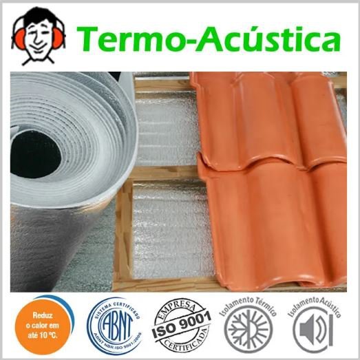 Manta Termoacústica 1 Face 3 mm (55m²) Multipex Termo-Acústica - 2