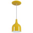 Ver imagem 1 de Pendente Gota Luminária Lustre Amarelo