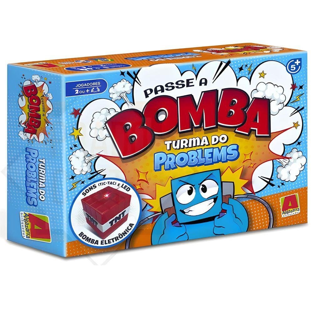 Jogo Passe a Bomba Turma do Problems - Algazarra Brinquedos