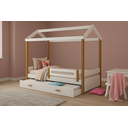 Ver imagem 3 de Cama Solteiro Modelo Casinha Eliz Acompanha Auxiliar