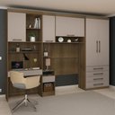 Ver imagem 1 de Guarda Roupa Solteiro Modulado Cp07 Delphi Avelã/cinnamon L01 - Mpozenato
