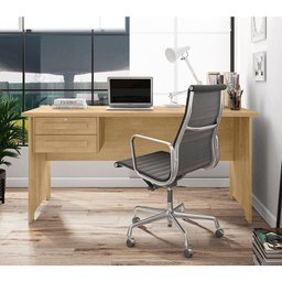 Mesa de Escritório Cannes 1,60 Metros Cinamomo - 1