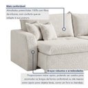 Ver imagem 6 de Sofá Cama 4 Lugares 270cm com Almofadas e Caixa Zero Ilha Bela