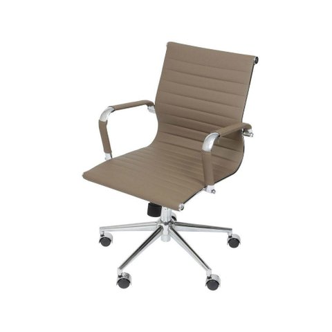 Cadeira de Escritorio Eames Esteirinha Baixa - Pu Fendi