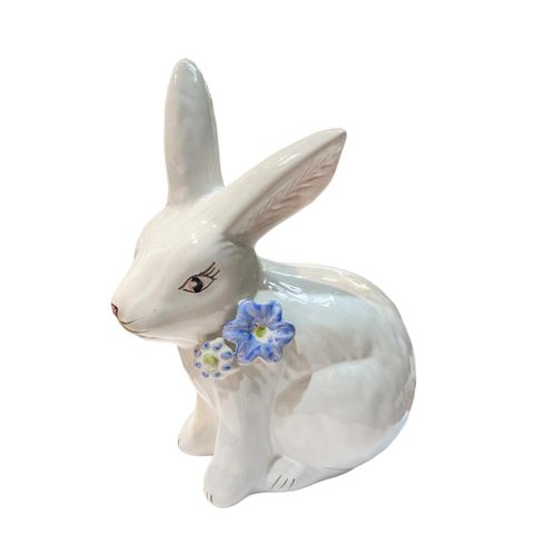 Escultura Coelho em Ceramica Muguet Luiz Salvador