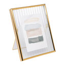 Ver imagem 1 de Porta Retrato de Metal Dourado 10cm X 15cm