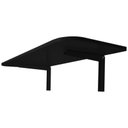 Ver imagem 1 de Mesa Retrátil Parede Cozinha Suspensa Dobrável Preta 50x40