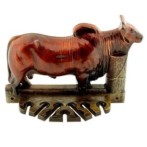 Porta Espeto Suporte de Parede Churrasco Boi Cupim