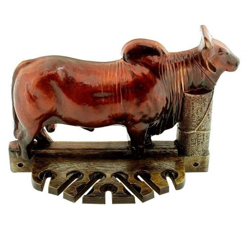 Porta Espeto Suporte de Parede Churrasco Boi Cupim