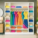 Ver imagem 2 de Armário Estante 15 Prateleiras Arara Loja Roupas Closet Ana