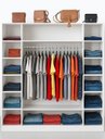 Ver imagem 3 de Armário Estante 15 Prateleiras Arara Loja Roupas Closet Ana