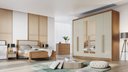 Ver imagem 2 de Guarda Roupa Casal Vertice New 6 Portas 6 Gavetas com Espelho Novo Horizonte Cumaru/Fendi