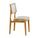 Ver imagem 3 de Kit 6 Cadeiras Granada Jantar Luxo Tela Madeira