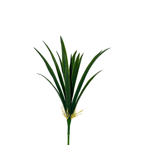Buquê Folha de Orquídea Artificial Verde 44cm 13 Folhas Folhagem Decorativa
