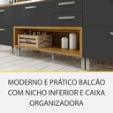 Ver imagem 4 de Cozinha 4 Peças Ripado Paneleiro Princesa 100% Mdf Nesher