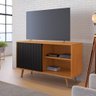 Rack Mdp e Mdf para Tv de até 43 Polegadas Cinamomo e Preto - 2