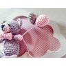 Porta Maternidade Nuvem Com ovelha Amigurumi - Ursinho - 6