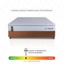 Ver imagem 4 de Conjunto Box Marrom Luanda Branco Espuma D28 Viúva 128x188x62 - King House