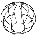 Ver imagem 1 de Cupula de Aramado Spider Preto para Pendentes e Abajures G