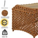 Ver imagem 7 de Kit Sofá Poltronas e Mesa Flórida em Alumínio Trama Original