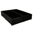 Ver imagem 6 de Cama Box Baú Queen Bipartido Sintético Sereneprime Preto 158x198x44