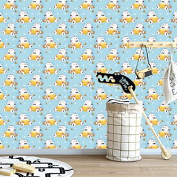 Papel de Parede Adesivo Infantil Bichinho Descansando 18m - 5