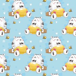 Papel de Parede Adesivo Infantil Bichinho Descansando 18m - 1